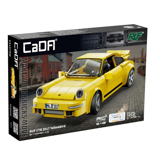 Auto RC RUF CTR "Yellowbird" - Set de Bloques para Armar 1:20 (CaDA)
