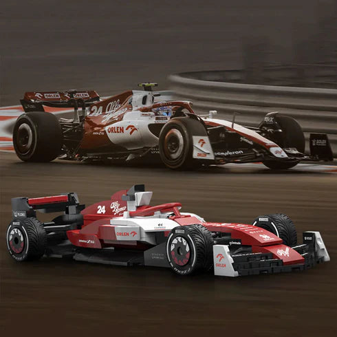 Auto de Fórmula 1 Alfa Romeo C42 - Set de Bloques para Armar 1:24 (CaDA)