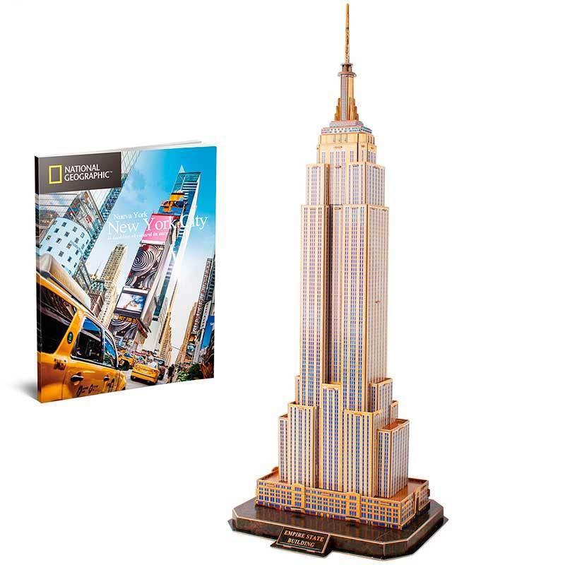 Natgeo Empire State New York Edificio Rompecabezas 3D Cubicfun