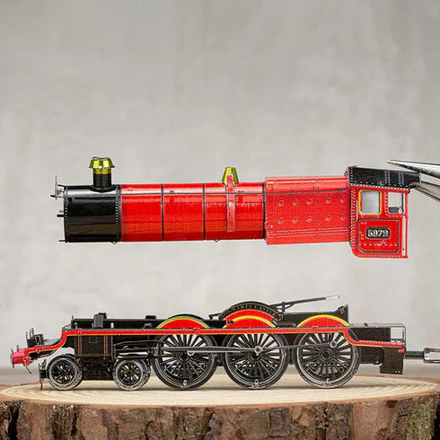 Expreso de Hogwarts con Riel (Harry Potter) - Maqueta 3D de Metal (Metal Earth)