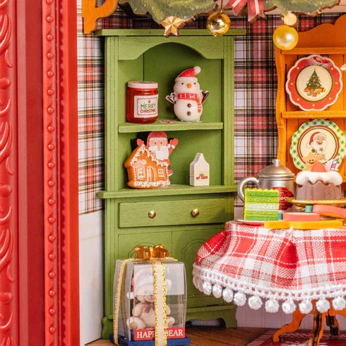 ROLIFE Cuadro Miniatura DIY: Christmas Eve Party (DP005) - La Magia de la Nochebuena