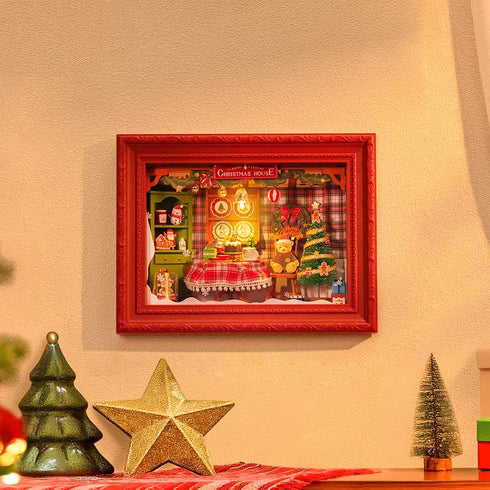 ROLIFE Cuadro Miniatura DIY: Christmas Eve Party (DP005) - La Magia de la Nochebuena