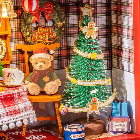 ROLIFE Cuadro Miniatura DIY: Christmas Eve Party (DP005) - La Magia de la Nochebuena