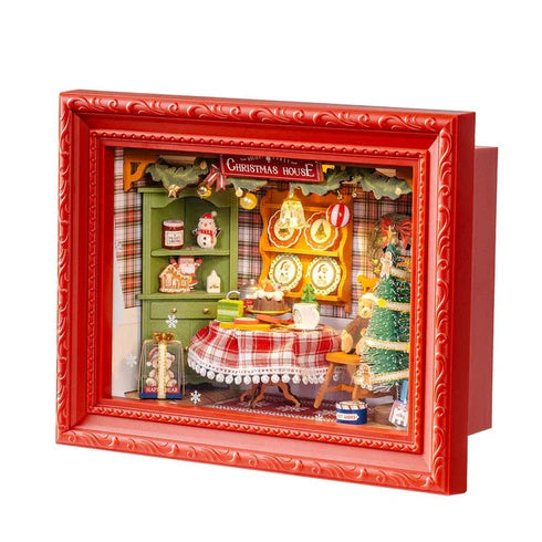 ROLIFE Cuadro Miniatura DIY: Christmas Eve Party (DP005) - La Magia de la Nochebuena