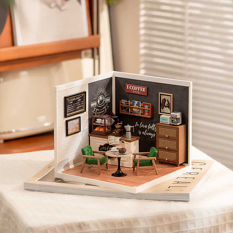 Casa en Miniatura para Armar - Super Creator Breezy Time Cafe DW001