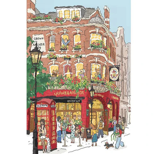 Rompecabezas 1000 Piezas "Covent Garden" - Escena de Londres (Rolife)