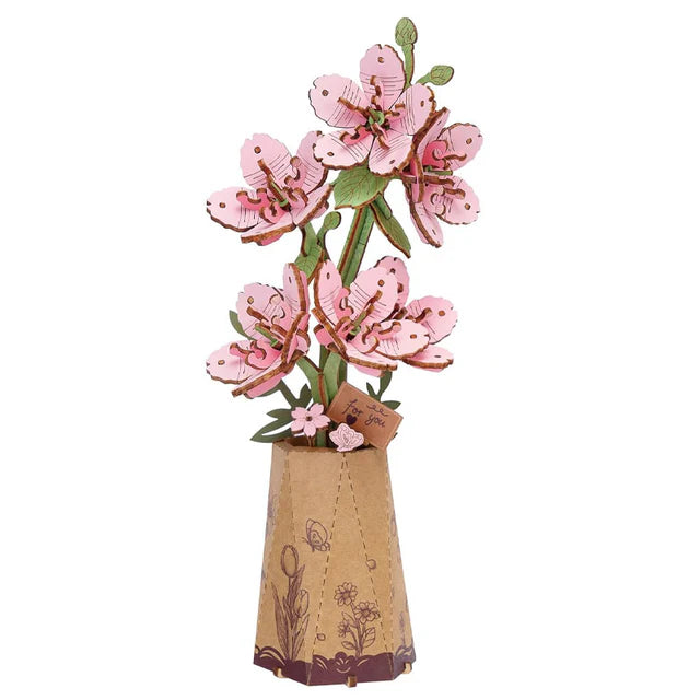 Flor de Cerezo Sakura - Ramo de Madera DIY que Nunca se Marchita (Rowood)