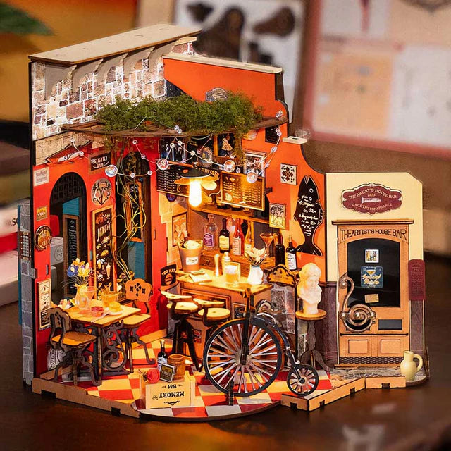 Miniatura Bar & Bistró Europeo - Cheers Bar & Dining DIY (Rolife DG173)