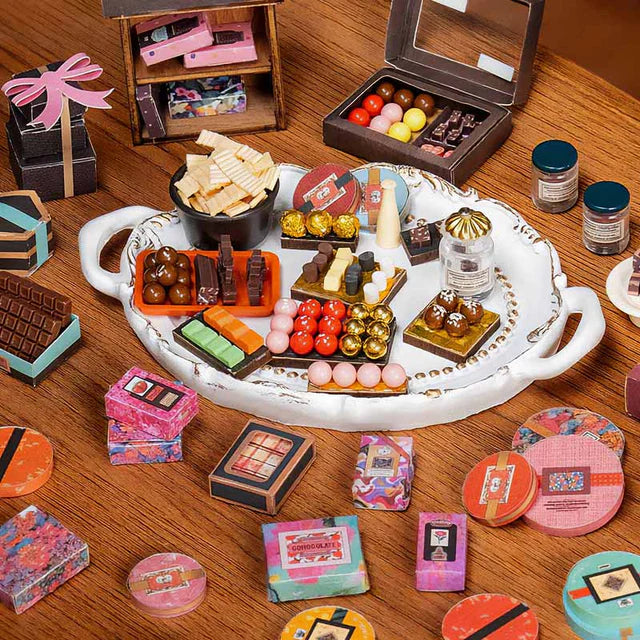 Miniatura Chocolatería Vintage - Henry's Chocolate Shop DIY (Rolife)