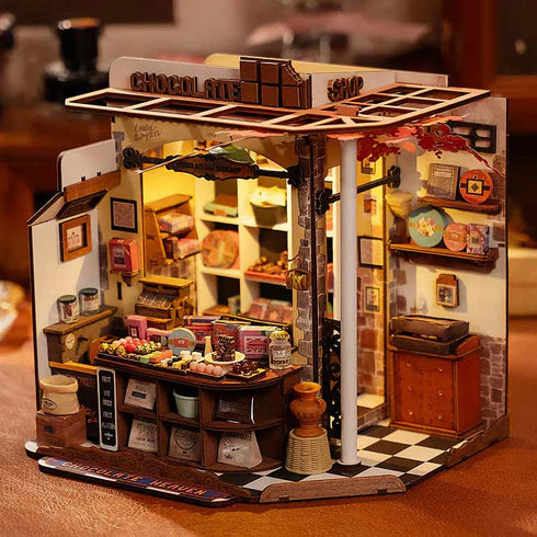 Miniatura DIY "Henry's Chocolate Shop" - Maqueta de Madera (Rolife)