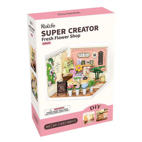 Miniatura DIY "Fresh Flower Shop" - Maqueta para Armar (Rolife)