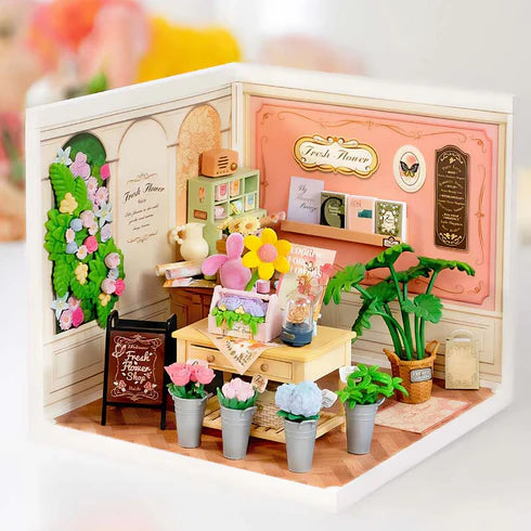 Miniatura DIY "Fresh Flower Shop" - Maqueta para Armar (Rolife)