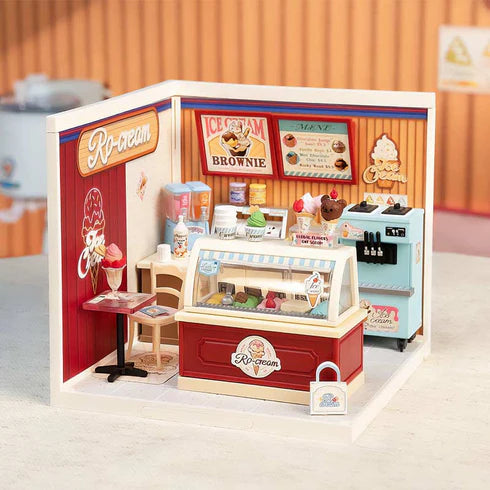 Miniatura DIY "Flavorful Ice Cream Shop" - Maqueta para Armar (Rolife)