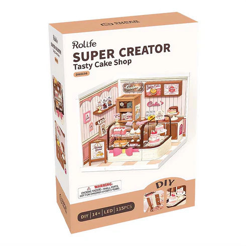 Miniatura DIY "Tasty Cake Shop" - Maqueta para Armar (Rolife)