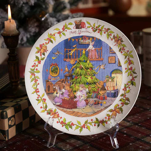 Rompecabezas 3D TOI: Plato Navideño (Christmas Plate) - 85 Piezas Plásticas