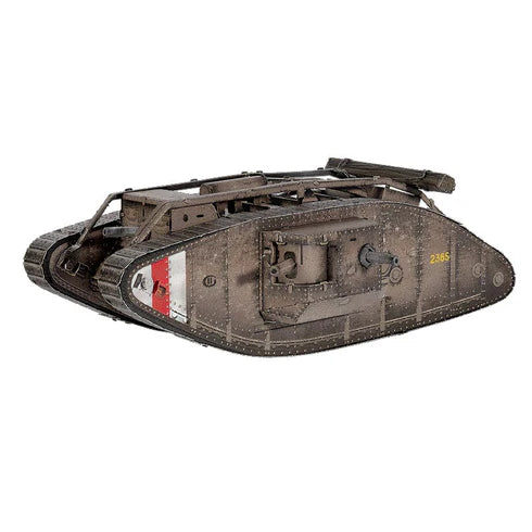 Tanque Británico Mark IV (1ª Guerra Mundial) - Maqueta 3D de Metal (Metal Earth)