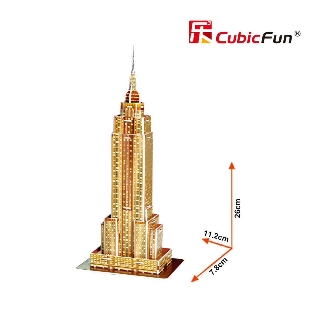 Edificio Empire State Miniatura Armable Puzzle 3D 24 Piezas