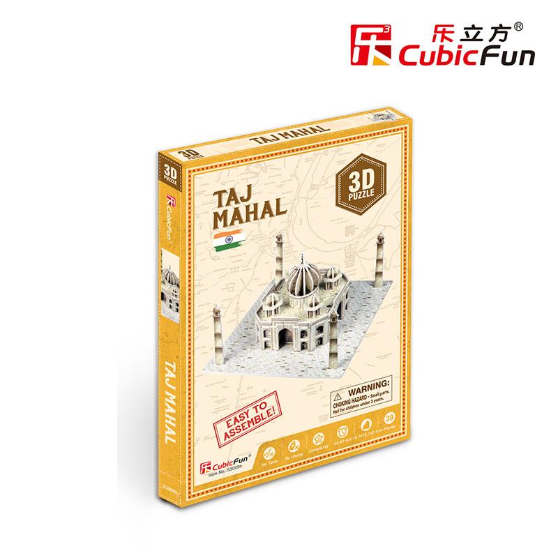 India Taj Mahal Miniatura Armable Puzzle 3D 39 Piezas