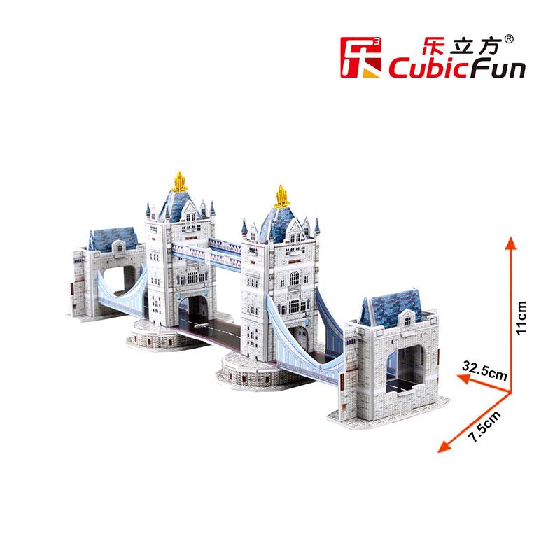 London Tower Bridge Miniatura Armable Puzzle 3D 32 Piezas