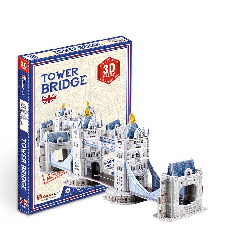 London Tower Bridge Miniatura Armable Puzzle 3D 32 Piezas
