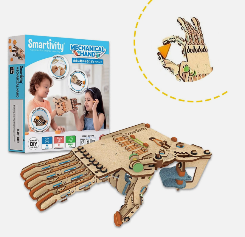 SMARTIVITY - Mano robotica de madera