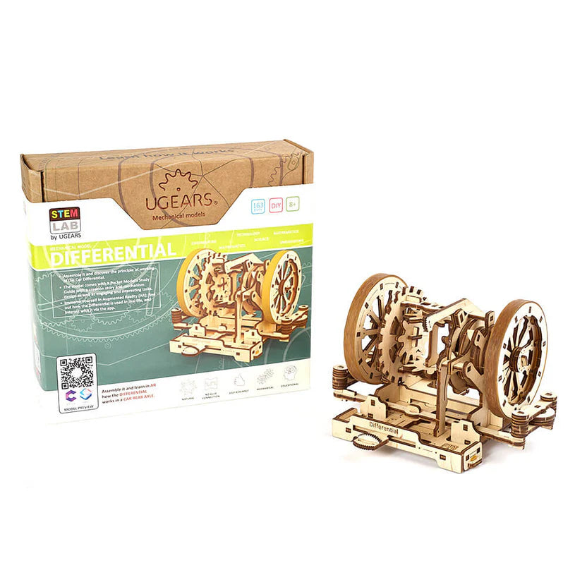 UGEARS Diferencial - Maqueta Mecánica de Madera 3D