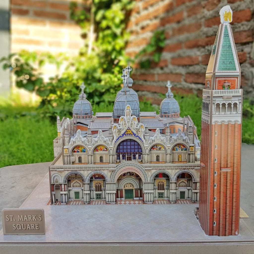 Natgeo Plaza de San Marcos Venecia Rompecabezas 3D Cubicfun