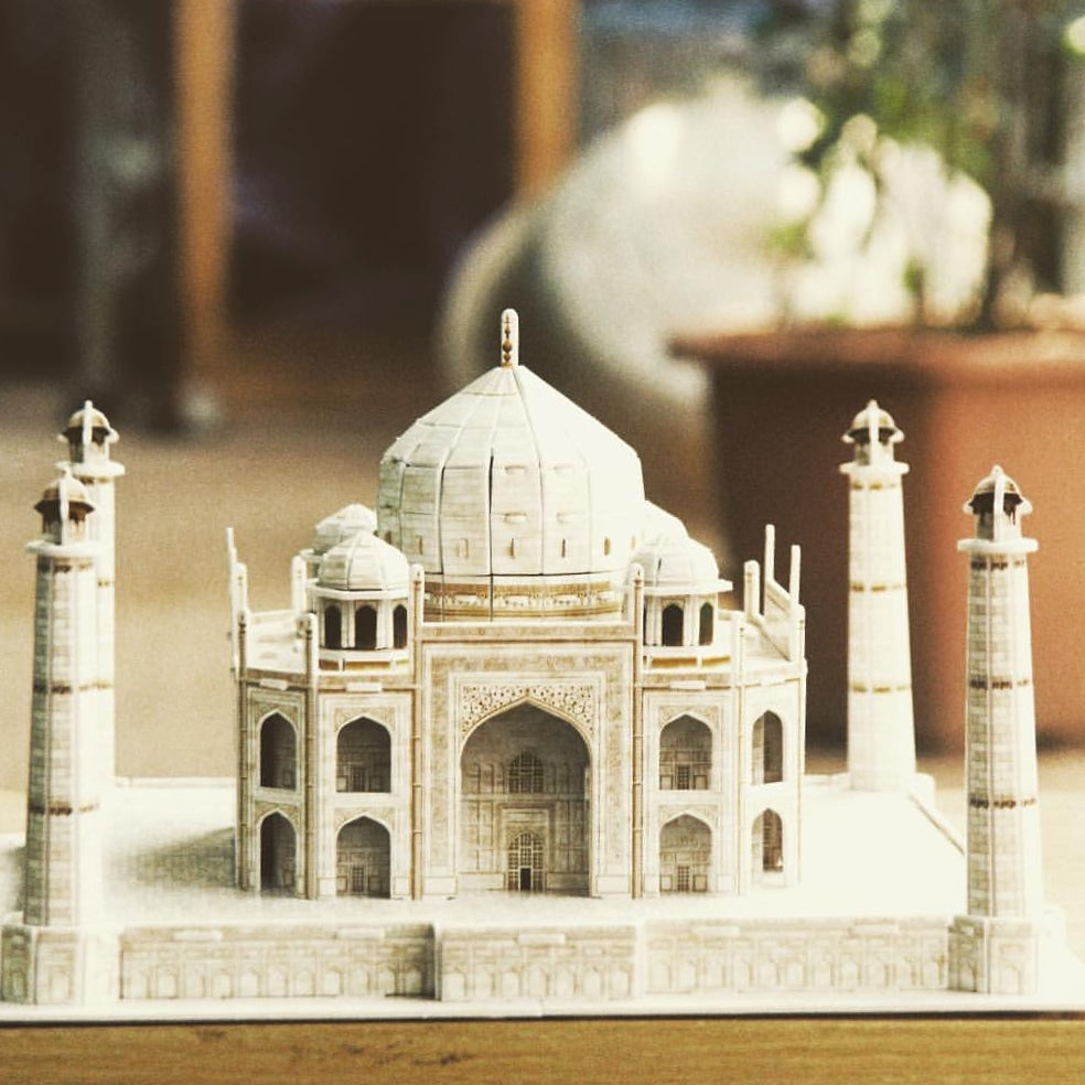Natgeo Palacio Taj Mahal India Rompecabezas 3D Cubicfun