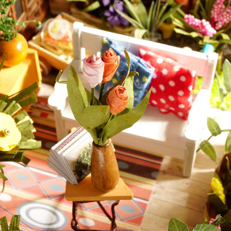 Miniatura DIY "Miller's Garden" - Invernadero para Armar (Robotime)
