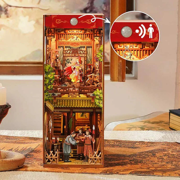 Booknook Oda a Mulán Tonecheer, separador de libros 3D de madera - vista 3