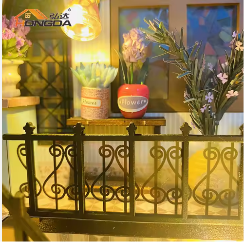 Kit armable DIY “Darcy Flower House” – Florería Miniatura con Luces LED M2322