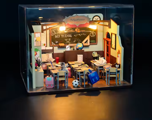 La Edad De La Inocencia - Salon de clases Armable en miniatura - M2321z