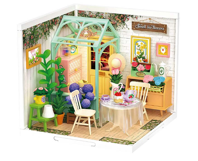 Casa en Miniatura para Armar - Super Creator Blooming Tea Garden