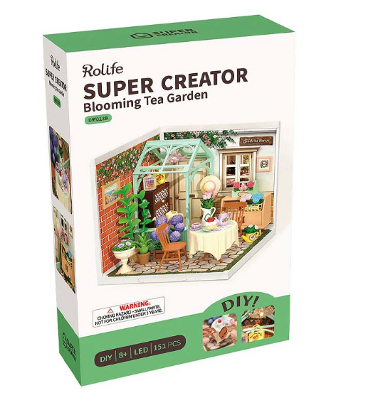 Casa en Miniatura para Armar - Super Creator Blooming Tea Garden