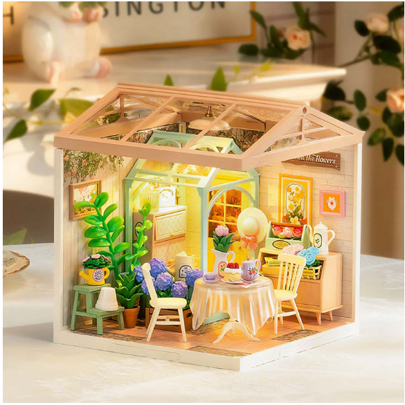 Casa en Miniatura para Armar - Super Creator Blooming Tea Garden