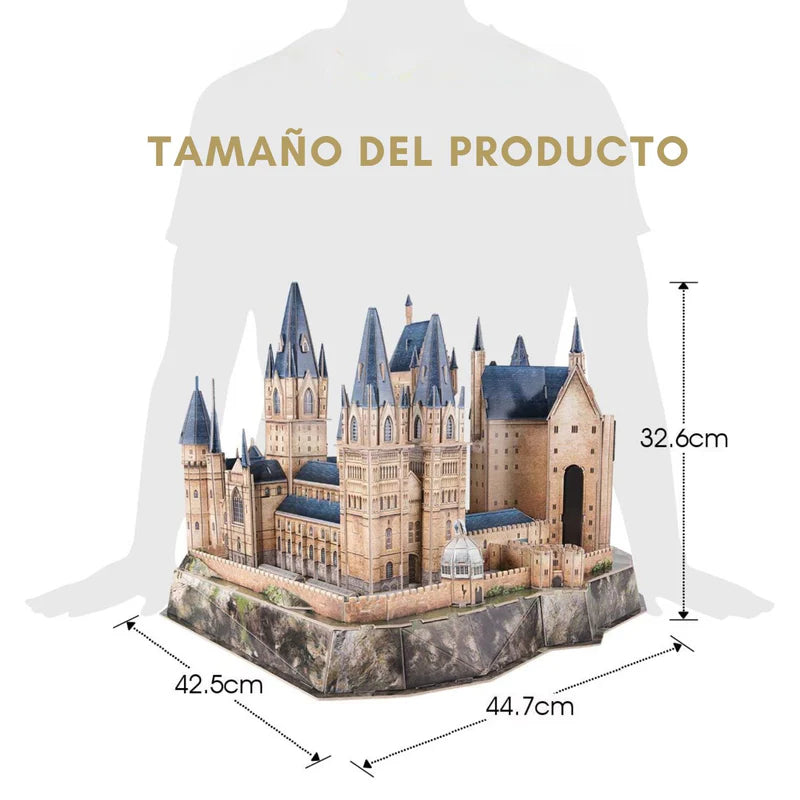 Puzzle 3D Torre de Astronomía de Hogwarts (Harry Potter) - Cubicfun