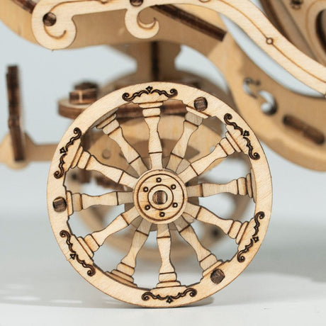 Pumpkin Cart - Rompecabezas 3D - Maqueta de Madera Rolife