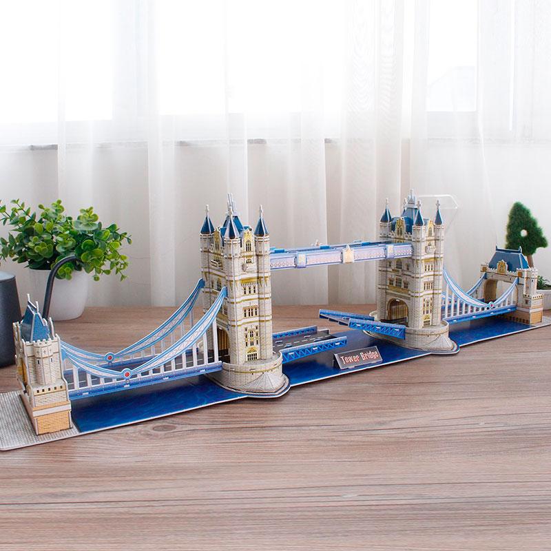Natgeo Tower Bridge Londres Rompecabezas 3D Cubicfun
