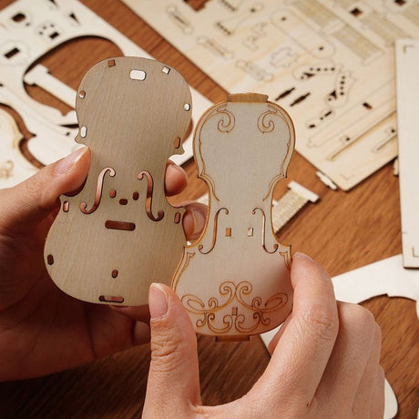 Cello - Mini Chelo - Maqueta de Madera Rolife