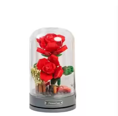 Flor de Rosa - Caja Musical Botánica Floral