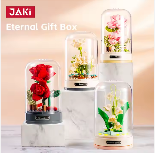Flor de Rosa - Caja Musical Botánica Floral
