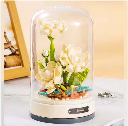 Flor Blanca- Caja Musical Botánica Floral
