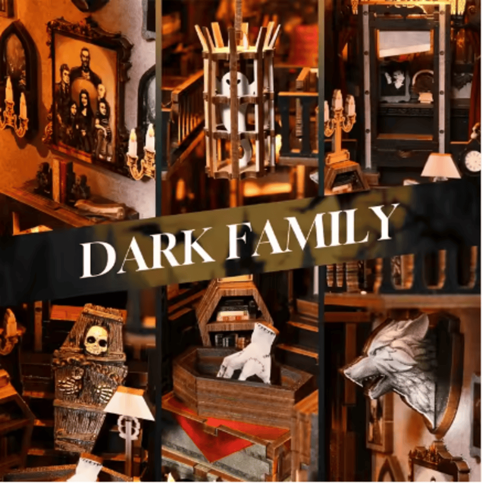 Separador de Libros - Dark Family - Booknook