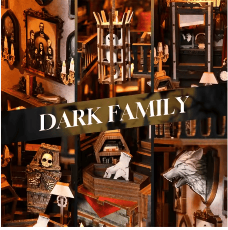 Separador de Libros - Dark Family - Booknook