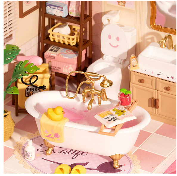 Casa en Miniatura para Armar - Super CreatorCasa en Miniatura para Armar - Super Creator Baño Bubble Bathroom DW014