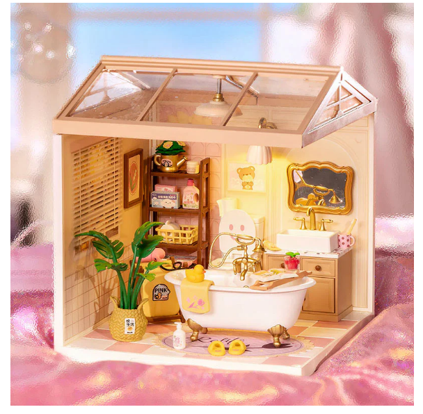 Casa en Miniatura para Armar - Super CreatorCasa en Miniatura para Armar - Super Creator Baño Bubble Bathroom DW014