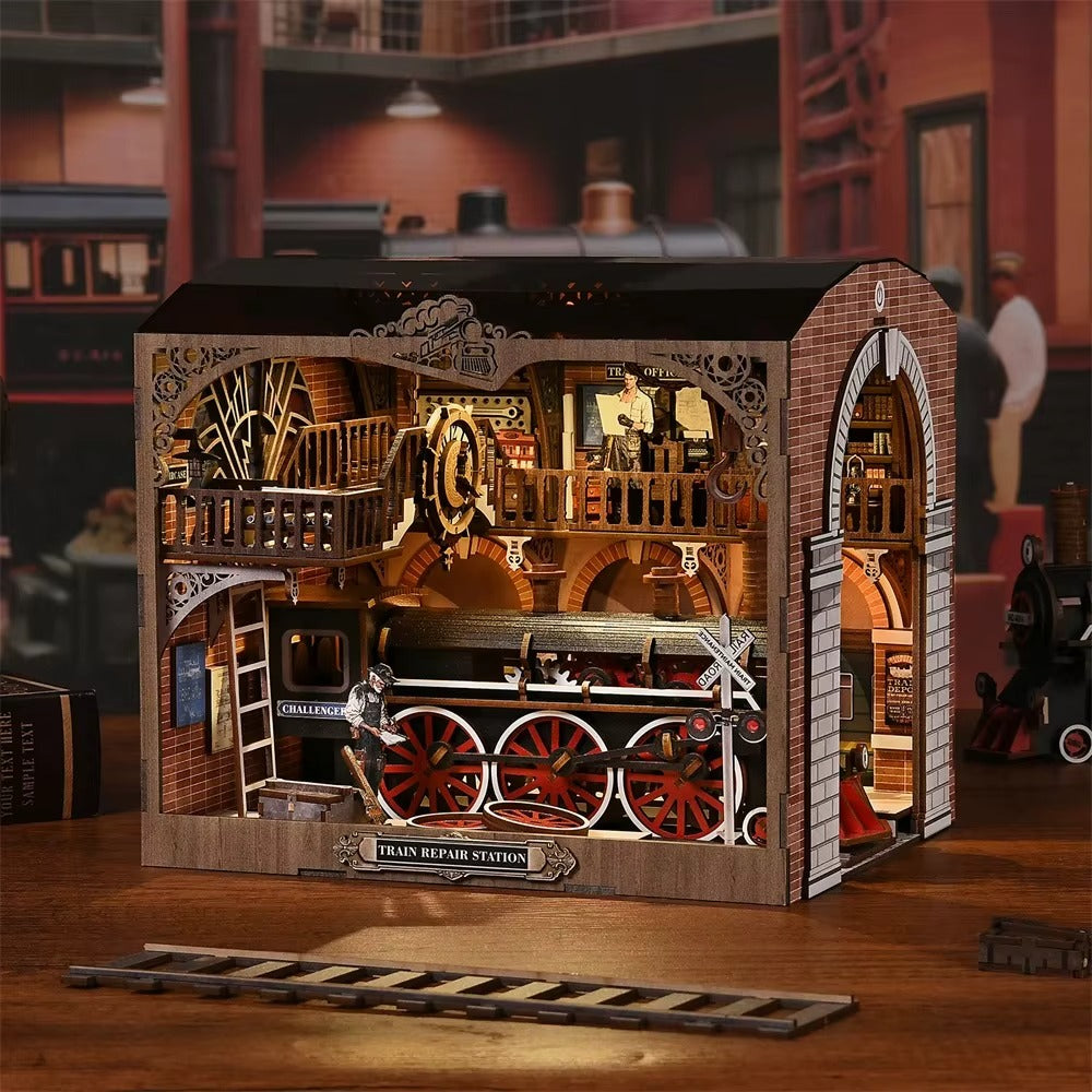 BookNook Estación de Reparación de Tren - Separador de libros (CH06)