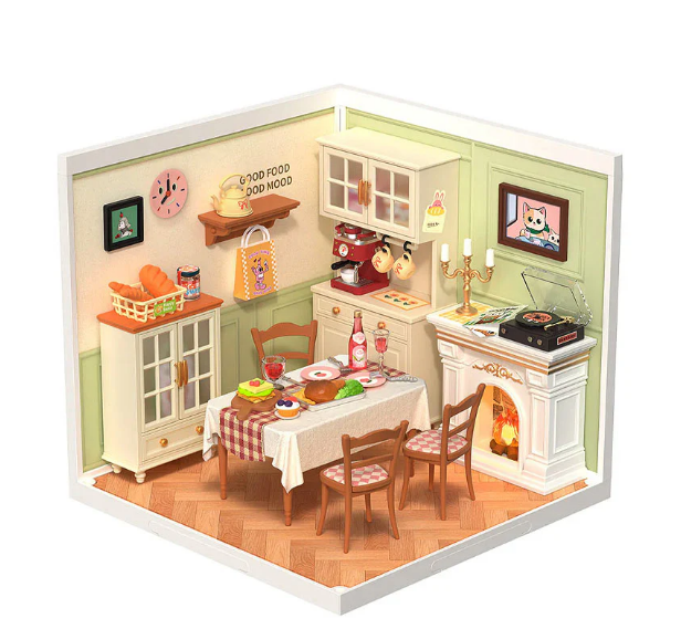 Casa en Miniatura para Armar - Super Creator Warm Dining Room DW015