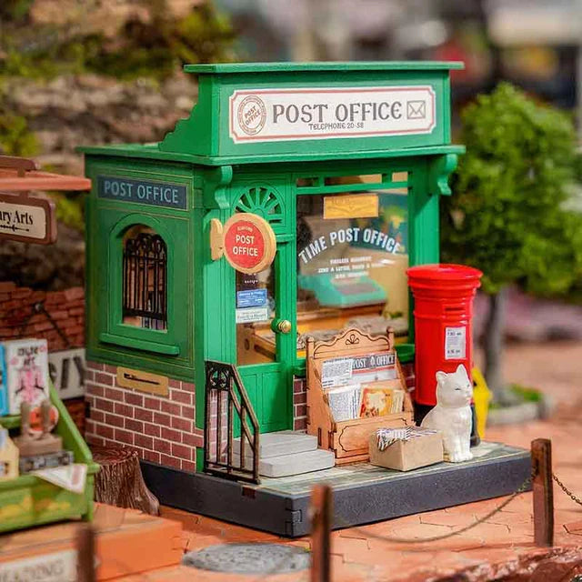 Miniatura Oficina de Correos Century Post Office - Diorama DIY (Rolife)
