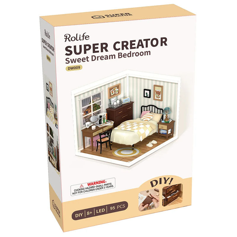 Casa en Miniatura para Armar - Super Creator Dormitorio Sweet Dream Bedroom DW009